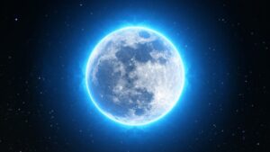 Earth with white aura