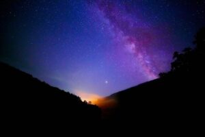 Stars and sunset for Intuitive astrology